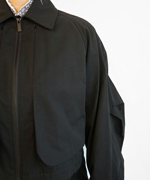 Mame Kurogouchi＞Organic Cotton Twill Short Jacket | MAKES