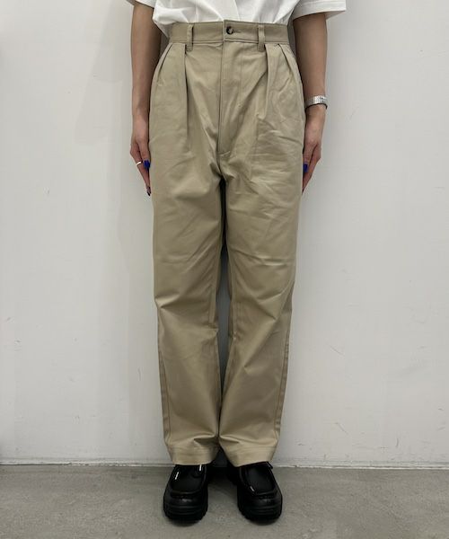 ＜CIOTA＞2 Tuck Chino Pants