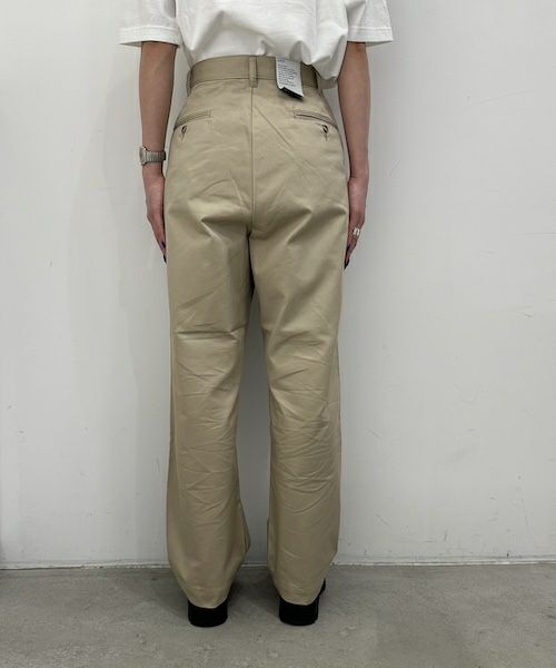 CIOTA＞2 Tuck Chino Pants | MAKES ONLINE STORE