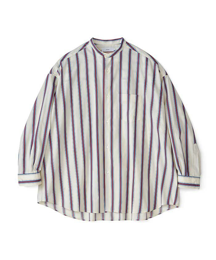 ＜Graphpaper＞SIDOGRAS L/S Oversized Babc Collar ShirtShirt(GM242-50003)