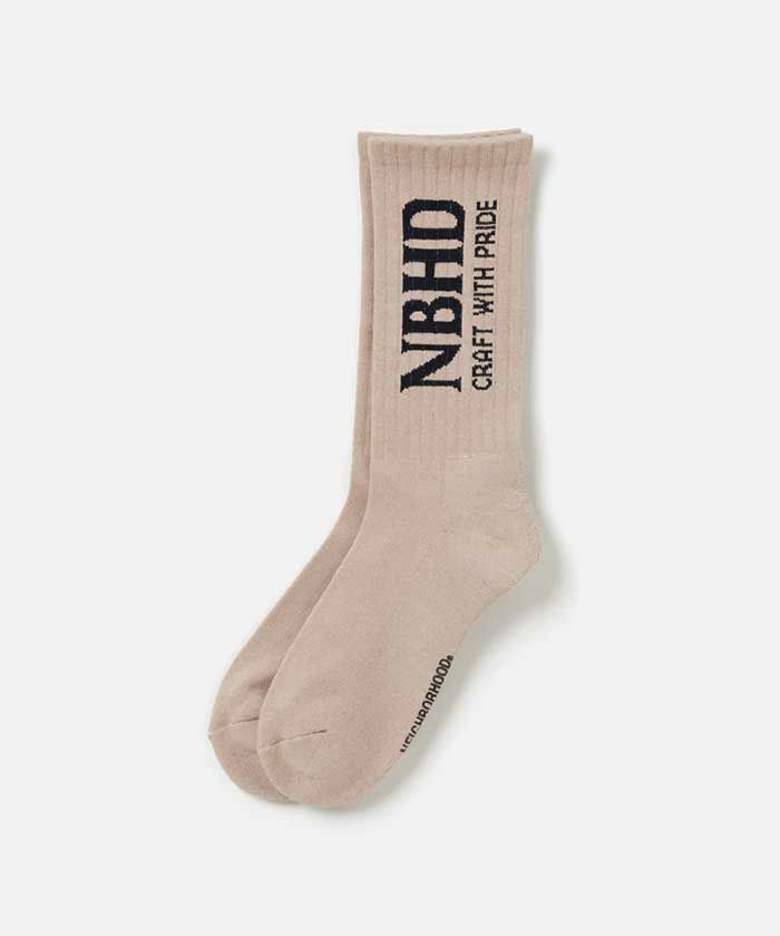 NEIGHBORHOOD＞NBHD LOGO SOCKS | MAKES ONLINE STORE