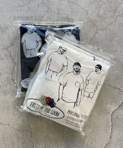 ＜FRUIT OF THE LOOM＞Personal Fit 3P PACK T 2024(金子恵治コラボ)