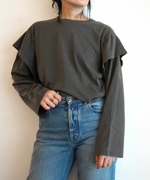 ＜FUMIKA＿UCHIDA＞DOUBLE SLEEVE TEE