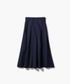 ＜ATON＞HAND DYED NYLON FLARED SKIRT