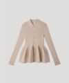 ＜CFCL＞POTTERY SHIRT CARDIGAN(PINK BEIGE)