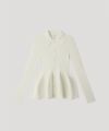 ＜CFCL＞POTTERY SHIRT CARDIGAN(WHITE)