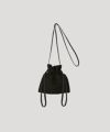 ＜CFCL＞STRAIT DRAWSTRING MINI BAG(BLACK)