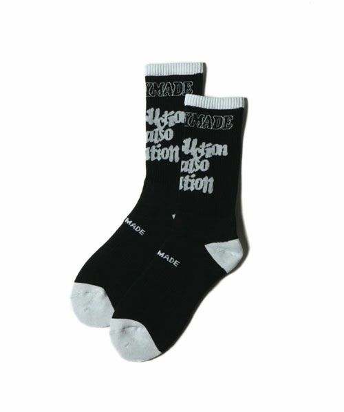 ＜READYMADE＞SOCKS DESTRUCTION/BLK