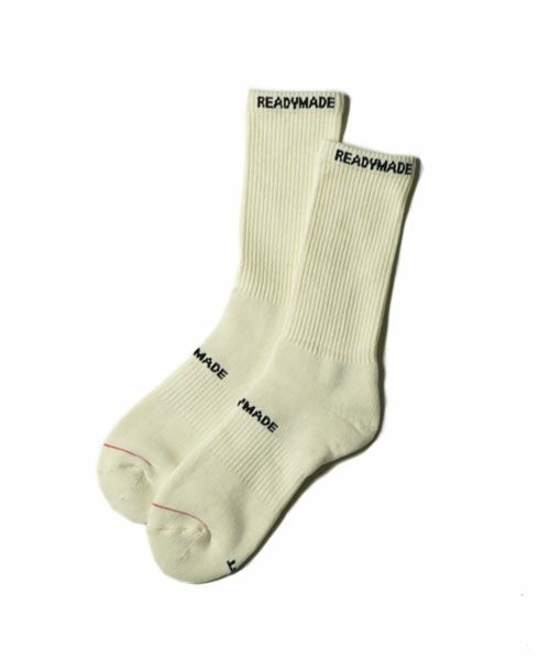 ＜READYMADE＞SOCKS /ECRU