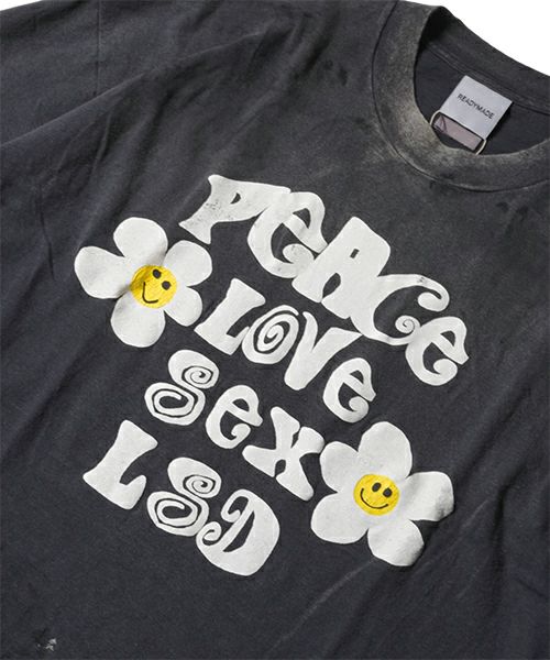 トップス READYMADE SS T-SHIRT PEACE/BLACK Peace S/S T-Shirt - Black – Feature