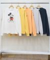 ＜UNUSED＞Mickey Print L/S T-SHIRT