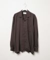 ＜WEWILL＞LS OPEN COLLAR DT SHIRT