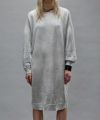 ＜R13＞ELONGATED GRUNGE SWEATSGIRT DRESS