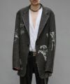 ＜R13＞RAW CUT RAGGED BLAZER (LINED)