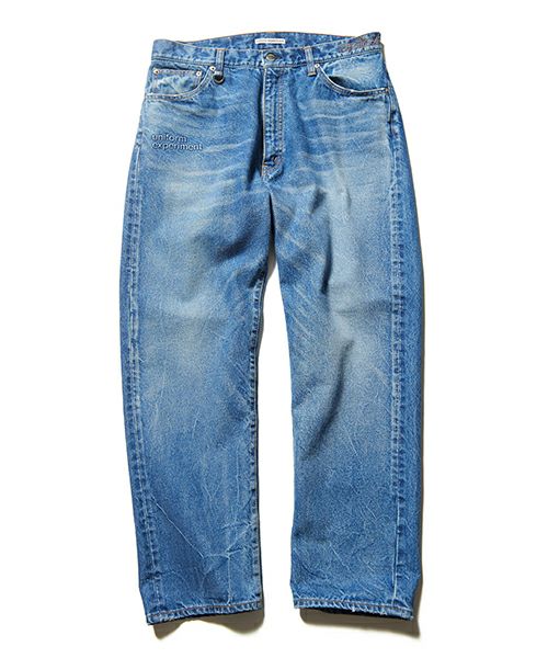 ＜uniform experiment＞DAMAGED DENIM PANTS