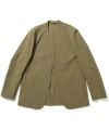 ＜SOPHNET.＞2WAY STRETCH POPLIN NO COLLAR JACKET