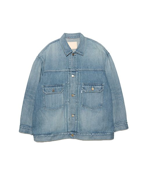 ＜Graphpaper＞Selvage Denim Jacket(GU243-30185LB)