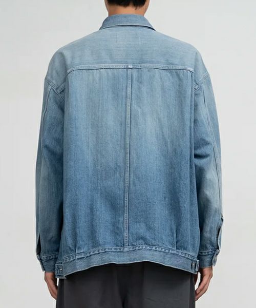 Graphpaper>Selvage Denim Jacket(GU243-30185LB) | MAKES Graphpaper>Selvage Denim Jacket(GU243-30185LB) | MAKES