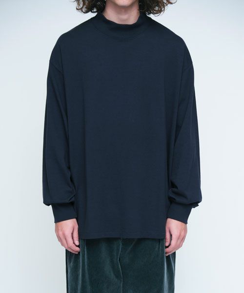 ＜A.PRESSE＞Cashmere BlendTurtle Neck L/S T-Shirt