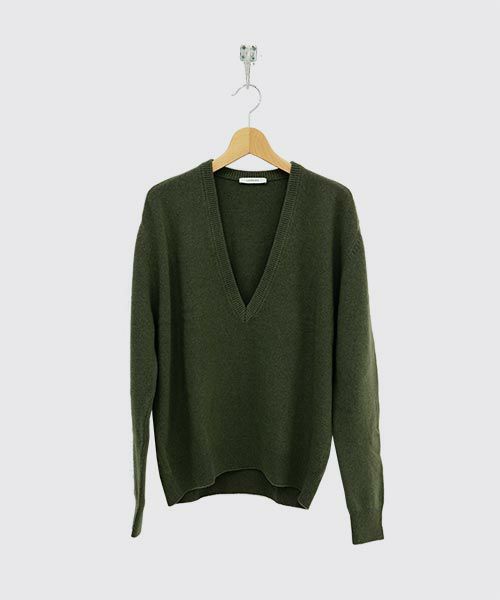 LEMAIRE＞DEEP V NECK JUMPER(T01253LK1026) | MAKES ONLINE STORE