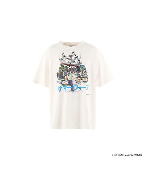 ＜SAINT MICHAEL＞SG_SS TEE/SUMEER WARS/WHT