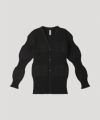 ＜CFCL＞FULUTED CARDIGAN(BLACK)