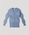 ＜CFCL＞FULUTED CARDIGAN(ROBIN EGG BLUE)