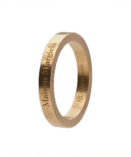 ＜Maison Margiela＞LOGO RING (GOLD)