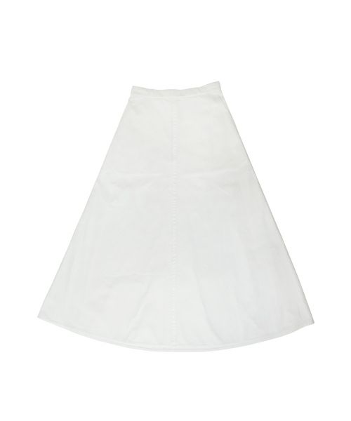 ＜ATON＞NIDOM COTTON A-LINE SKIRT