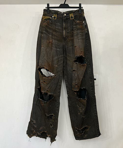 ＜KIDILL＞DESTROY DENIM PANTS (KL894)