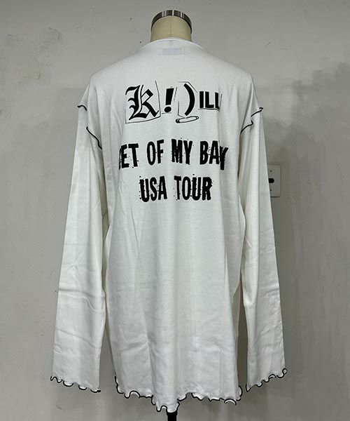 KIDILL＞PUNK GIRL RIB KNIT LONG SLEEVE T-SHIRT (KL881