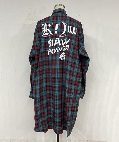 トップス HIRO kidill over check shirts トップス HIRO kidill over check shirts HIRO kidill over