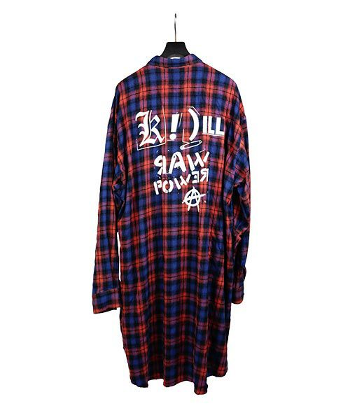 KIDILL＞DESTROY CHECK SHIRT (KL868) | MAKES ONLINE STORE