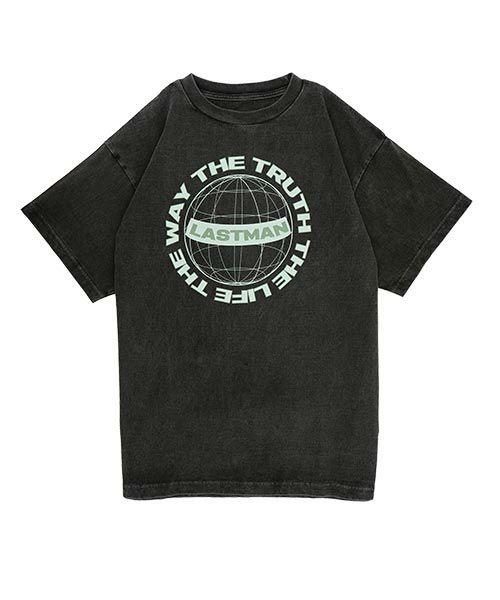 ＜LASTMAN＞PRINTED TEE SHIRTS "GLOBE"