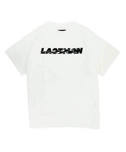 ＜LASTMAN＞PRINTED TEE SHIRTS "FINGER PRINT"