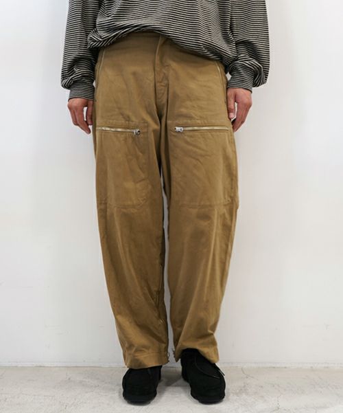 ＜blurhms＞ Brushed Twill Mechanic Pants