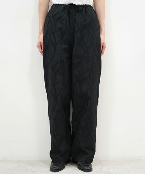 ＜blurhms＞Solid Tribal Camo Side Seamless Slacks(Womens)