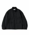 ＜Graphpaper＞Light Doeskin Stand Collar Jacket(GM243-30062)