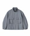 ＜Graphpaper＞Light Doeskin Stand Collar Jacket(GM243-30062)