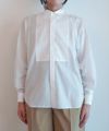 ＜HYKE＞VOILE BIB FRONT SHIRT