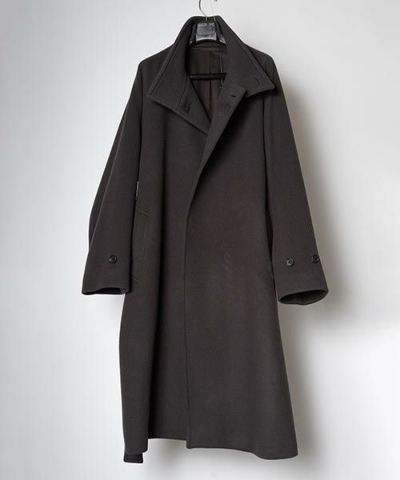 RAINMAKER＞STAND COLLAR BELTED COAT | MAKES ONLINE STORE