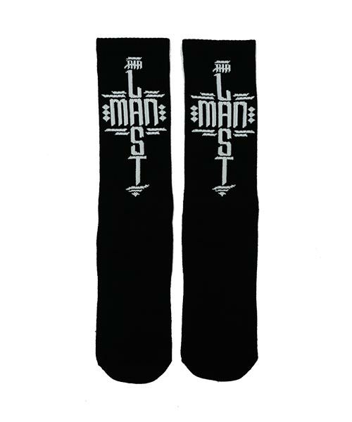 ＜LASTMAN＞CROSS LOGO SOX