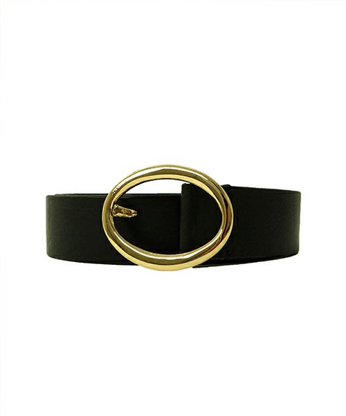 ＜PHOTOCOPIEU＞BABEL(OVAL BVUCKLE LEATHER BELT)