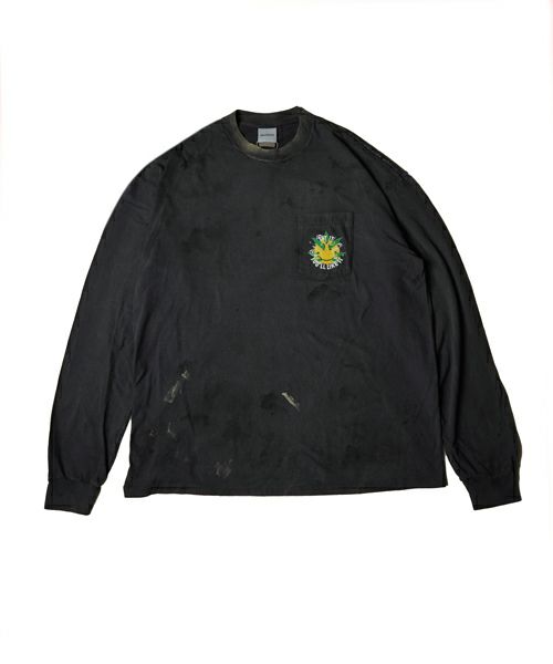 すぐお届け・送料込【READYMADE】LS T-SHIRT SNAKE / Tシャツ READYMADE＞LS T-SHIRT SNAKE/BLACK | MAKES ONLINE STORE