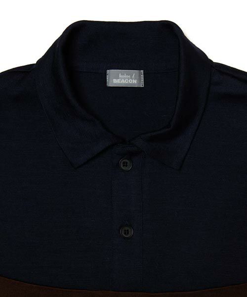 kolor BEACON ポロシャツ 23SS kolor BEACON（カラービーコン）の「23SBM-T10235（Tシャツ