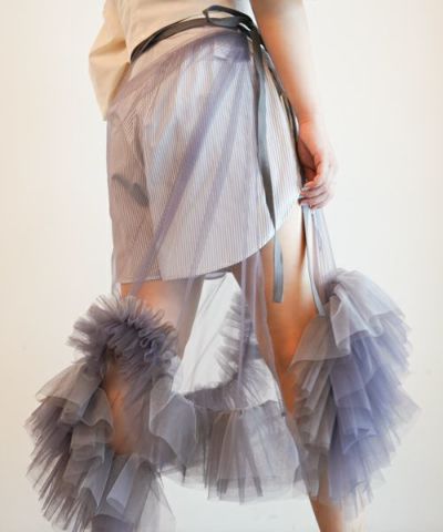 スーツ・フォーマル・ドレス marge silk organdy wrap skirt marge silk organdy wrap skirt