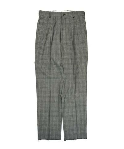 MAATEE&SONS 永遠Slacks Wool matcheck サイズ2 MAATEE&SONS 永遠スラックス WOOL MAT CHECK - DIMPLE