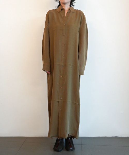 ＜GABRIELA COLL GARMENTS＞CUPPRO LONGSLEEVE SHIRT DRESS