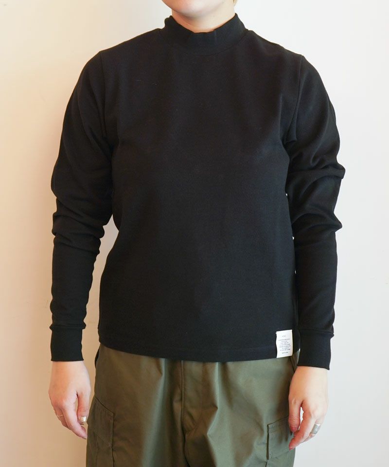 ＜HYKE＞MOCKNECK LONG-SLV TEE