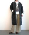 ＜HYKE＞QUILTED LINER COAT